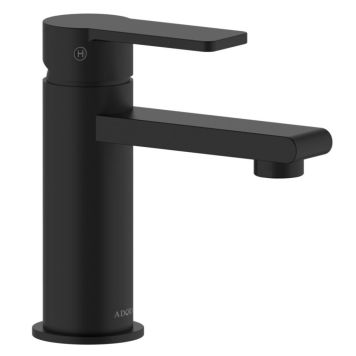 Adora håndvaskarmatur Simplex mat sort u/bundventil