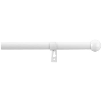 Kirsch gardinstangsæt hvid Malaga 90-160 cm