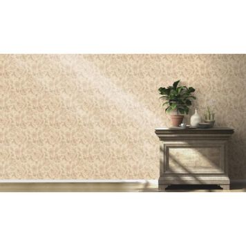 Rasch  tapet blomster  beige