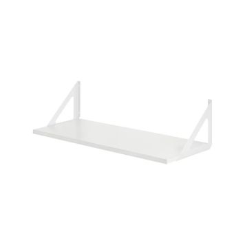 Dolle hyldesæt Triangolo hvid melamin/stål 800x250x190 mm