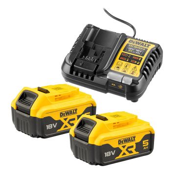 Dewalt batterisæt 18V XR 2x5AH m/lader