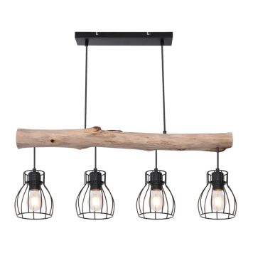 Globo langbordspendel Mina sort 4x40 W E27 82,5 cm 