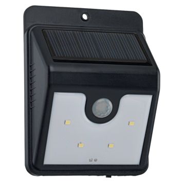 Eglo udendørs solcelle væglampe LED sort