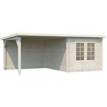 Palmako hytte Ella ubehandlet nordisk gran 15,9 m²