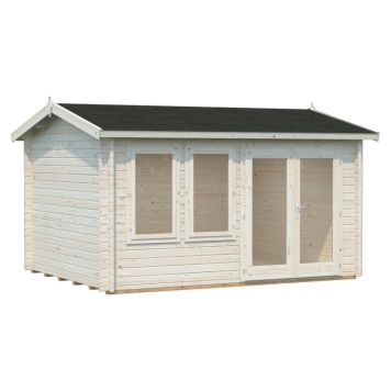 Palmako hytte Iris ubehandlet nordisk gran 11,7 m²