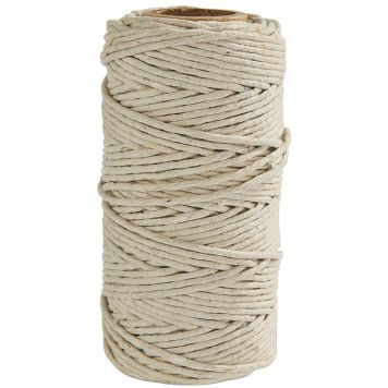 Bomuldssnor hvid 100 g 
