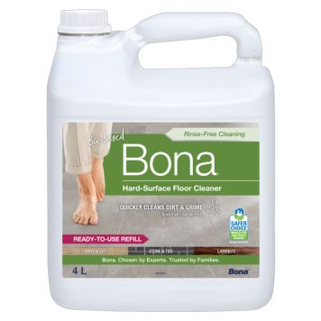 Bona gulvrensemiddel til hårde overflader refill 4 L