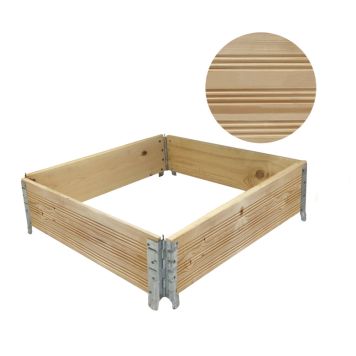 Garden Life Premium højbed træ natur 60x80x20 cm