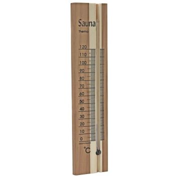Saunia saunatermometer varmebehandlet fyrretræ 29 cm