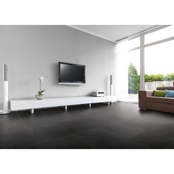Gulv-/vægflise Lanzarote sort 60,4x60,4 cm 1,55 m²