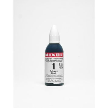 Mixol tonefarve 20 ml sort