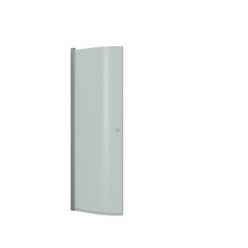 Scanbad buet svingdør H200x72-74 cm satin/isglas