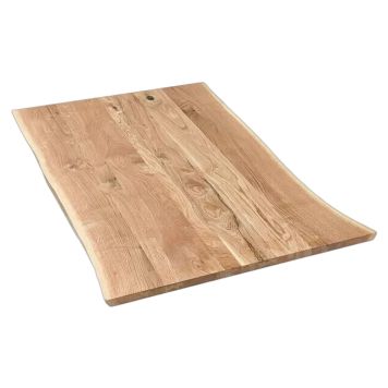 Bordplader massiv eg brun 800X800X24mm