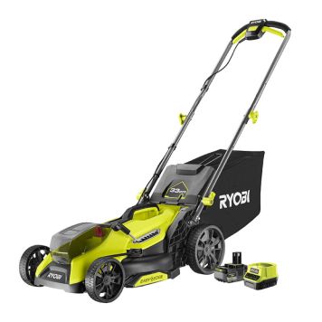 Ryobi akku plæneklipper RY18LMX33A-150  One+18V inkl. batteri og lader