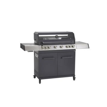 Kingstone gasgrill Cliff 6605 6 brændere, 1 IR-sidebrænder og bagbrænder