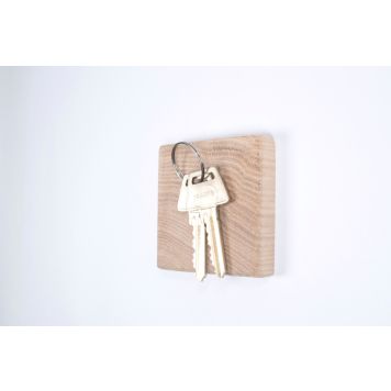 Roar magnetisk nøgleholder - ubehandlet eg