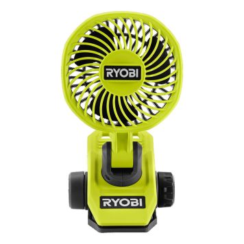 Ryobi ventilator m. klemme RDF4-0 4V u/batteri & lader