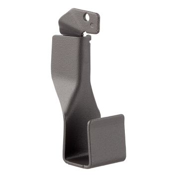 Elfa bøjlestangsholder mat grå