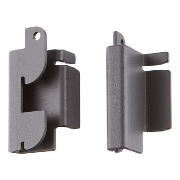 Elfa beslag liste-hængesk mat grå