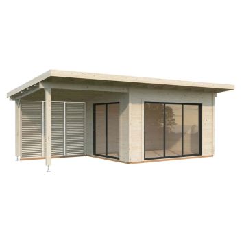 Palmako udestue Grace Slide Plus ubehandlet 11,2+8,2 m²