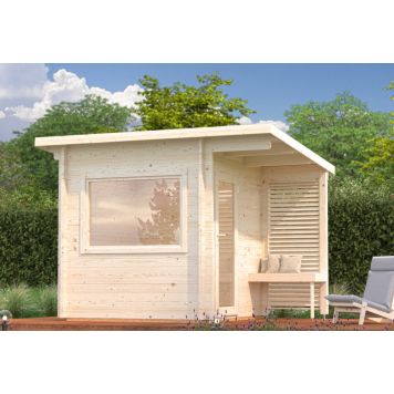 Palmako sauna Sanna ubehandlet 4,1 m²