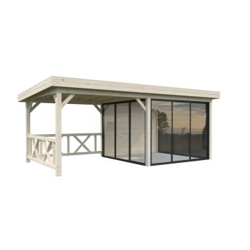 Palmako udestue Lenna Connect 404 ubehandlet 16,6 m²