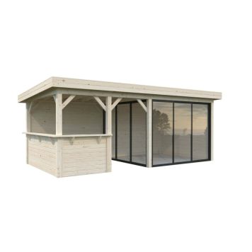 Palmako udestue Lenna Connect 407 ubehandlet 16,6 m²