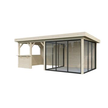 Palmako udestue Lenna Connect 408 ubehandlet 16,6 m²