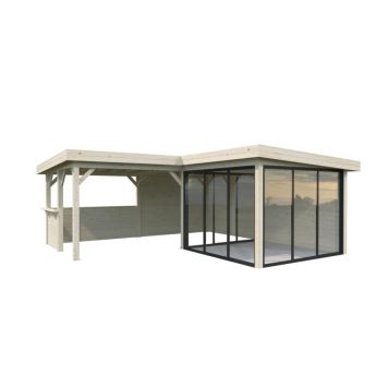 Palmako udestue Lenna Connect 410 ubehandlet 24,9 m²