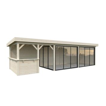 Palmako udestue Lenna Connect 419 ubehandlet 24,9 m²