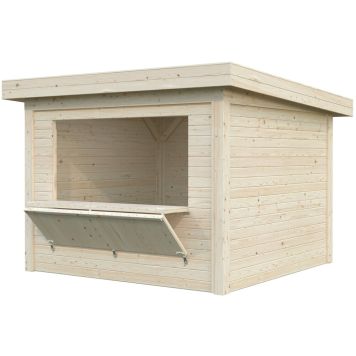 Palmako kiosk Lenna Connect 304 ubehandlet 8,3 m²