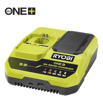 Ryobi 8A hurtiglader RC18180 ONE+ 18V