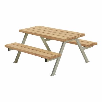 Plus bord-/bænkesæt Alpha Junior ThermoWood 118 cm  