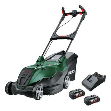 Bosch akku plæneklipper AdvancedRotak 36V-44-750 m/batterier & lader