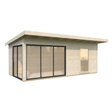 Palmako udestue Andrea Slide Plus ubehandlet 17,1 m²