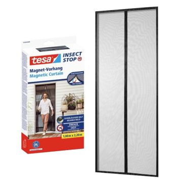 Tesa magnetisk insektnet antracit 1 x 2,2 m