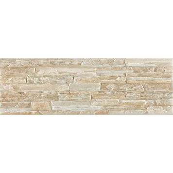 Vægflise Teide beige 17x52 cm 1,5 m²