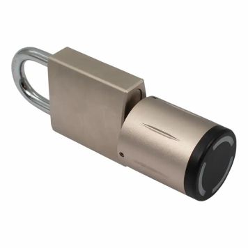 Jasa elektronisk hængelås Guard sort/børstet stål