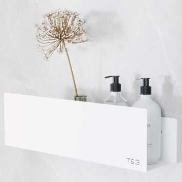 Nortiq hylde T&B Medium T2 mat hvid B20 cm