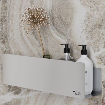 Nortiq hylde T&B Medium T2 børstet alu B20 cm