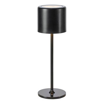 Markslöjd dæmpbar genopladelig bordlampe Filo sort