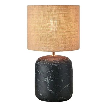 Markslöjd bordlampe Montagna E27 H45 cm sort/natur