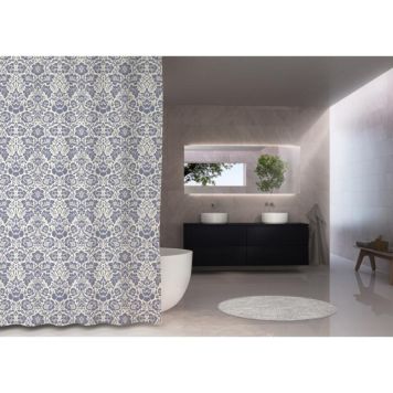 Debel badeforhæng SHC Samoa 180x200cm mørkeblå