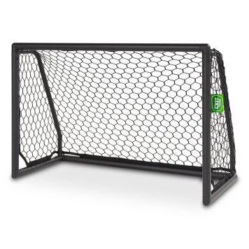 Exit Toys fodboldmål Scala aluminium sort 120x80 cm