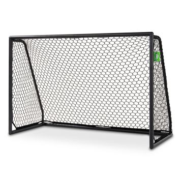 Exit Toys fodboldmål Scala aluminium sort 180x120 cm