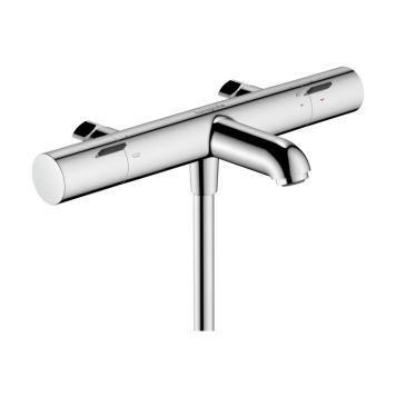 Hansgrohe kar-/brusetermostat Ecostat Fine krom u/rosetter og forskruninger