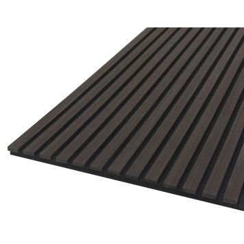 Akustikpanel Quanti røget eg 2440x520x18 mm
