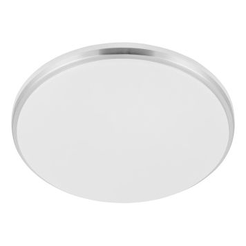 Eglo LED-plafond Margidore hvid/sølv 2250 lm Ø34 cm