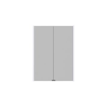 Scanbad spejlskab Ambi m/elstik og lysstyring 2 låger 80x60 cm - flere farver