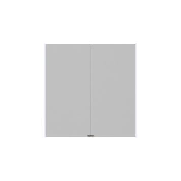 Scanbad spejlskab Ambi m/elstik og lysstyring 2 låger 80x80 cm - flere farver